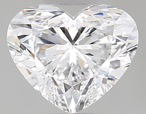 0.56 carat D-VVS2 Natūralus Heart Deimantas (1)