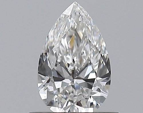 0.5 carat F-SI1 Natūralus Pear Deimantas (1)