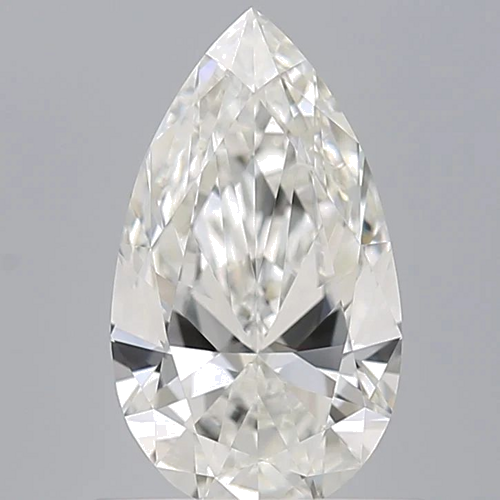 0.7 carat G-VVS1 Natūralus Pear Deimantas (1)