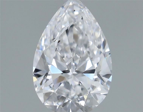 0.4 carat D-SI1 Natūralus Pear Deimantas (1)