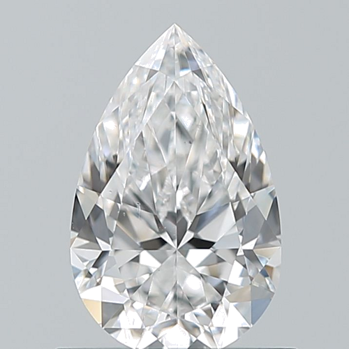 0.8 carat D-SI1 Natūralus Pear Deimantas (1)