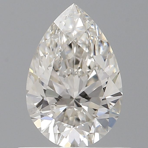 0.7 carat H-VS2 Natūralus Pear Deimantas (1)
