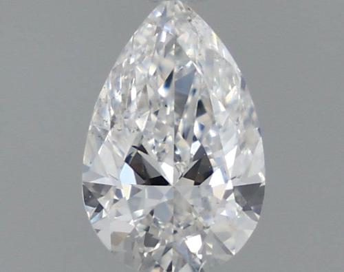 0.5 carat E-SI1 Natūralus Pear Deimantas (1)
