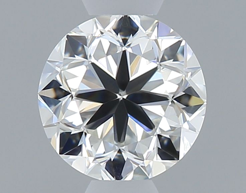 0.51 carat H-VVS2 GD cut Natūralus Round Deimantas (1)