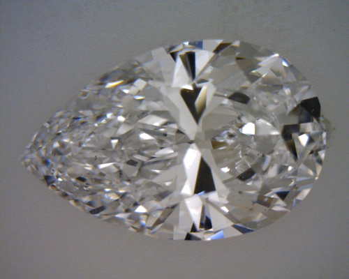 1.74 carat D-SI1 Natūralus Pear Deimantas (1)