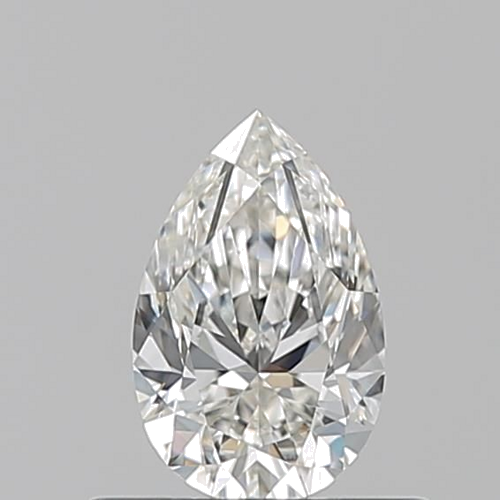 0.51 carat H-VVS2 Natūralus Pear Deimantas (1)
