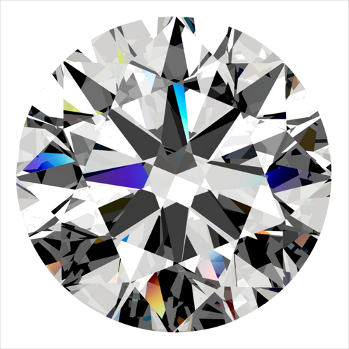 0.51 carat G-VVS1 Excellent cut Natūralus Round Deimantas (1)