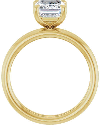 Sužadėtuvių Žiedas „Claw-Prong Solitaire“ 14k yellow gold Emerald 8.5mm x 6.5mm (7)