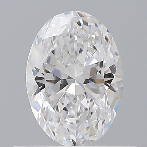 0.5 carat D-VS2 Natūralus Oval Deimantas (1)