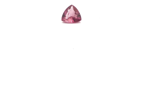 0.65 carat PINK Triangular Tourmaline (1)