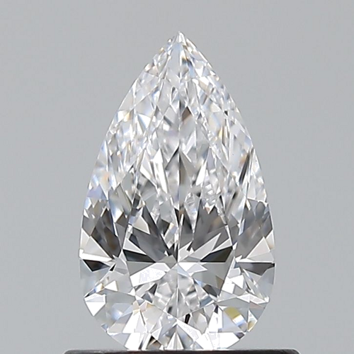 0.7 carat D-VS1 Natūralus Pear Deimantas (1)