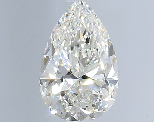 0.55 carat H-VVS2 Natūralus Pear Deimantas (1)