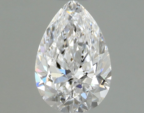 0.5 carat D-SI1 Natūralus Pear Deimantas (1)