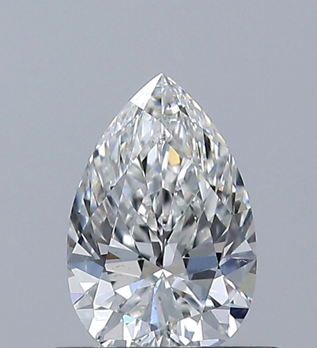 0.5 carat G-SI1 Natūralus Pear Deimantas (1)