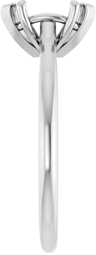 Sužadėtuvių Žiedas „Solitaire“ 585 Baltojo Aukso Marquise 8mm x 4mm (4)