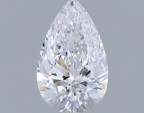 0.5 carat D-VVS1 Natūralus Pear Deimantas (1)