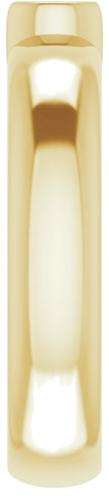 Sužadėtuvių Žiedas „Half-Bezel Solitaire“ 14k yellow gold Round 4.4mm (4)