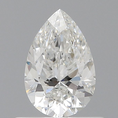 0.51 carat F-VS1 Natūralus Pear Deimantas (1)