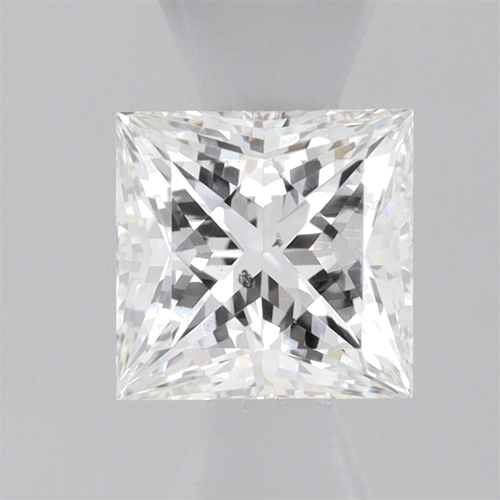 0.53 carat H-SI2 Natūralus Princess Deimantas (1)