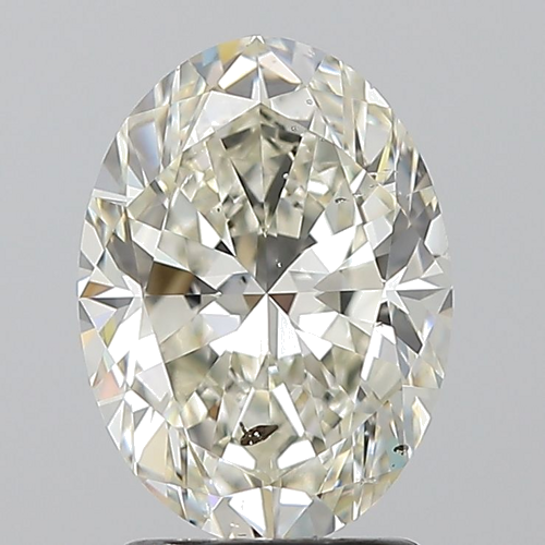 2.01 carat K-SI2 Natūralus Oval Deimantas (1)