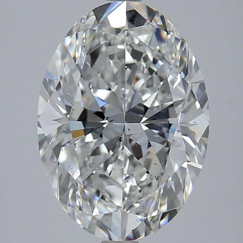 4.2 carat F-SI1 Natūralus Oval Deimantas (1)