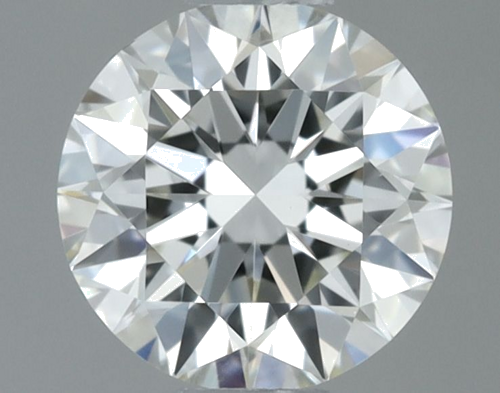 0.5 carat K-VVS2 Excellent cut Natūralus Round Deimantas (1)