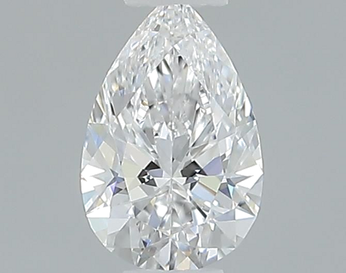 0.3 carat D-VVS2 Natūralus Pear Deimantas (1)