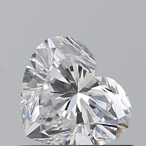0.7 carat D-VS1 Natūralus Heart Deimantas (1)