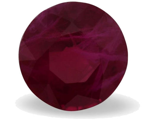 0.54 carat RED Round Rubinas (1)