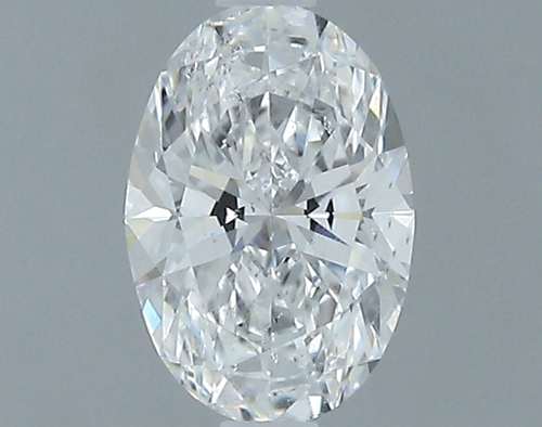 0.61 carat E-SI1 Natūralus Oval Deimantas (1)