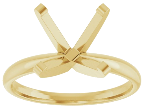Sužadėtuvių Žiedas „Solitaire“ 14k yellow gold Round 10.4mm (3)