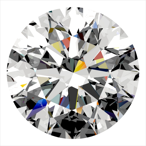 0.3 carat I-VVS2 Excellent cut Natūralus Round Deimantas (1)