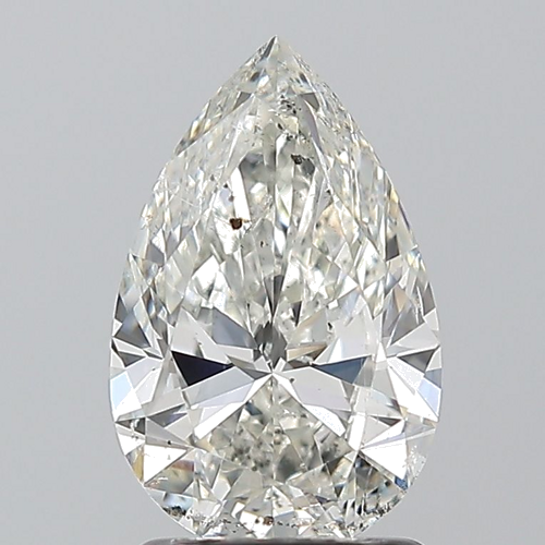 1.5 carat I-SI2 Natūralus Pear Deimantas (1)