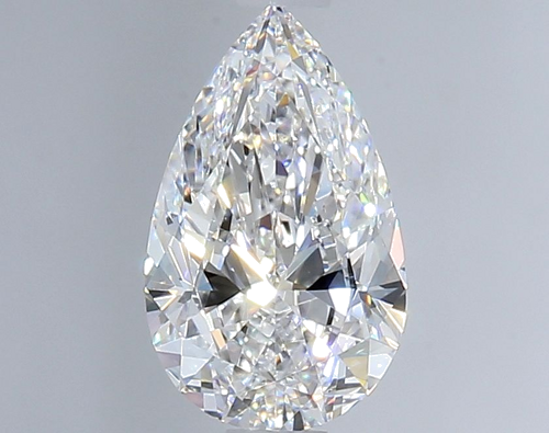 0.9 carat D-VS1 Natūralus Pear Deimantas (1)
