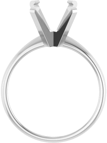 Sužadėtuvių Žiedas „Solitaire“ 14k white gold Emerald 10mm x 8mm (2)