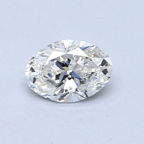 0.55 carat F-VVS2 Natūralus Oval Deimantas (1)