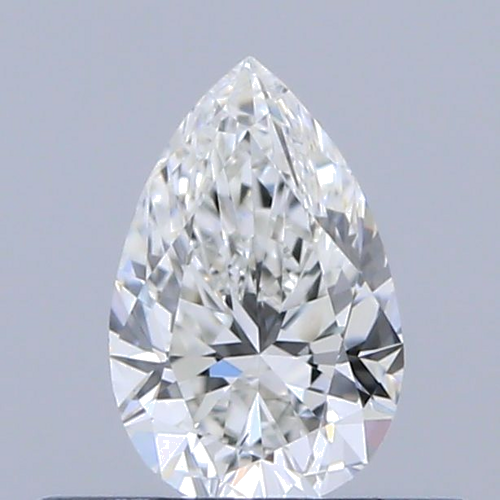 0.3 carat H-VVS2 Natūralus Pear Deimantas (1)