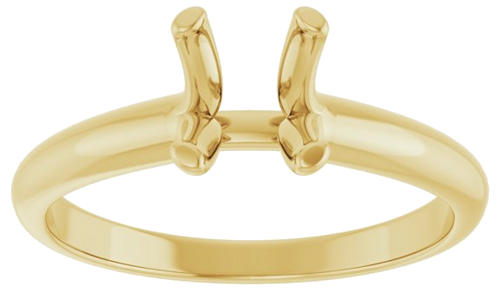 Sužadėtuvių Žiedas „Solitaire“ 14k yellow gold Oval 8mm x 6mm (3)