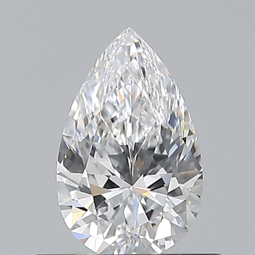 0.53 carat D-VS1 Natūralus Pear Deimantas (1)