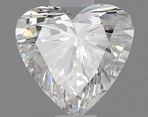 0.5 carat D-VVS1 Natūralus Heart Deimantas (1)
