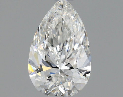 0.39 carat F-VVS2 Natūralus Pear Deimantas (1)