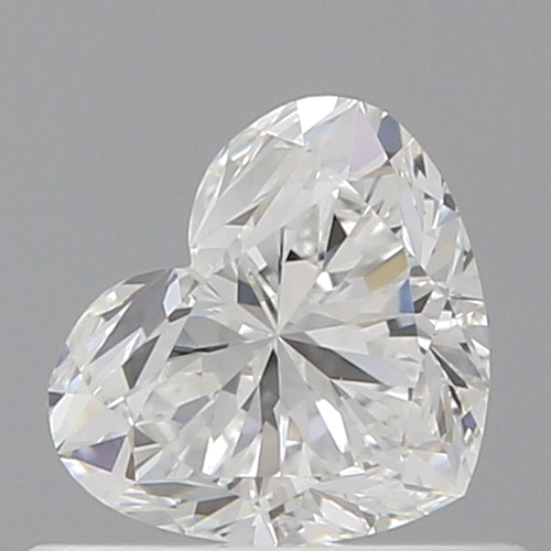 0.5 carat F-VVS2 Natūralus Heart Deimantas (1)