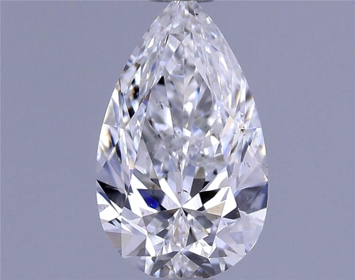 0.71 carat E-SI1 Natūralus Pear Deimantas (1)
