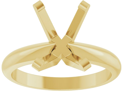 Sužadėtuvių Žiedas „Heavyweight Solitaire“ 14k yellow gold Emerald 9mm x 7mm (3)