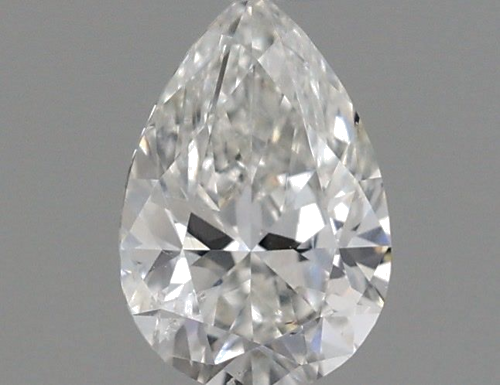 0.31 carat F-SI2 Natūralus Pear Deimantas (1)