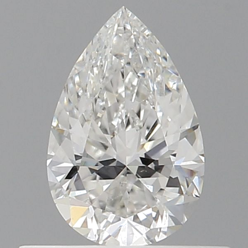 0.5 carat F-SI1 Natūralus Pear Deimantas (1)
