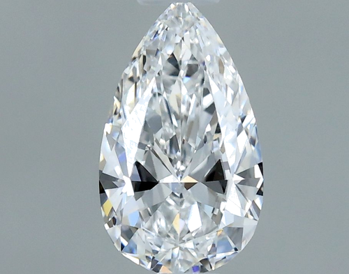 0.3 carat D-VS1 Natūralus Pear Deimantas (1)