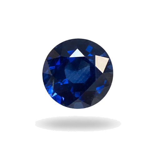 0.61 carat BLUE Round Safyras (1)