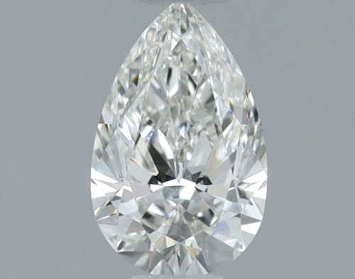 0.5 carat I-SI1 Natūralus Pear Deimantas (1)