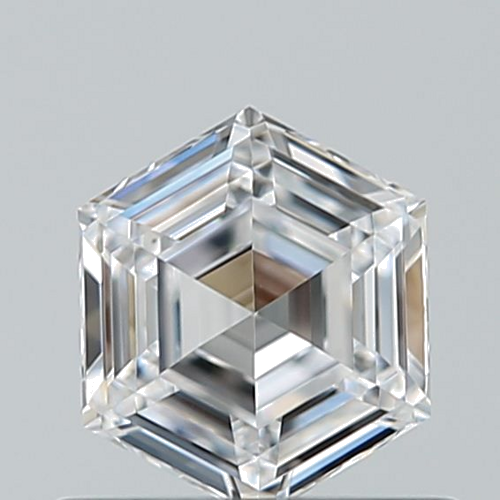 0.5 carat D-VVS2 Natūralus Hexagonal Deimantas (1)